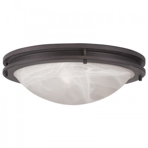 3 Light Bronze Ceiling Mount Livex