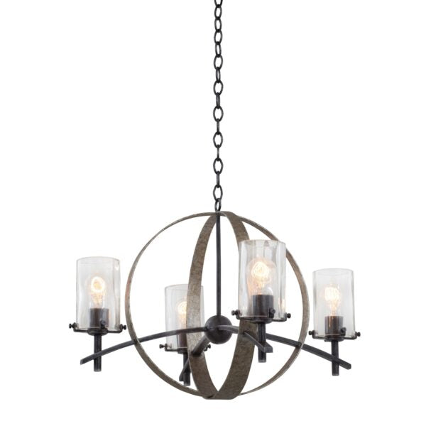 Irvine 4 Light Chandelier Kalco