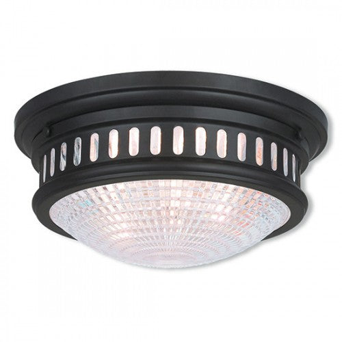 2 Light Bronze Ceiling Mount Livex