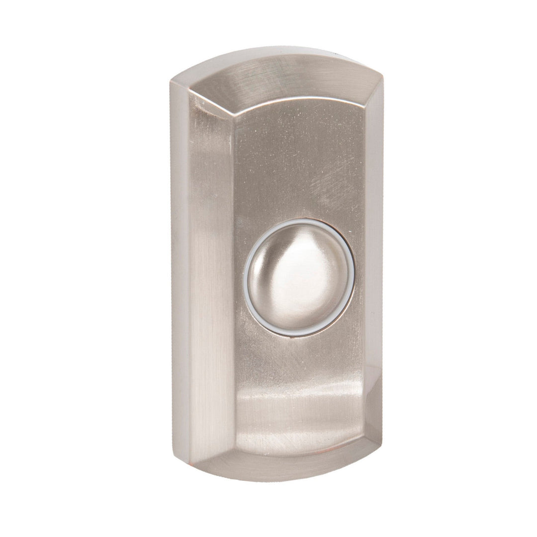 Surface Mount LED Lighted Push Button in Brushed Polished Nickel CRAFTMADE