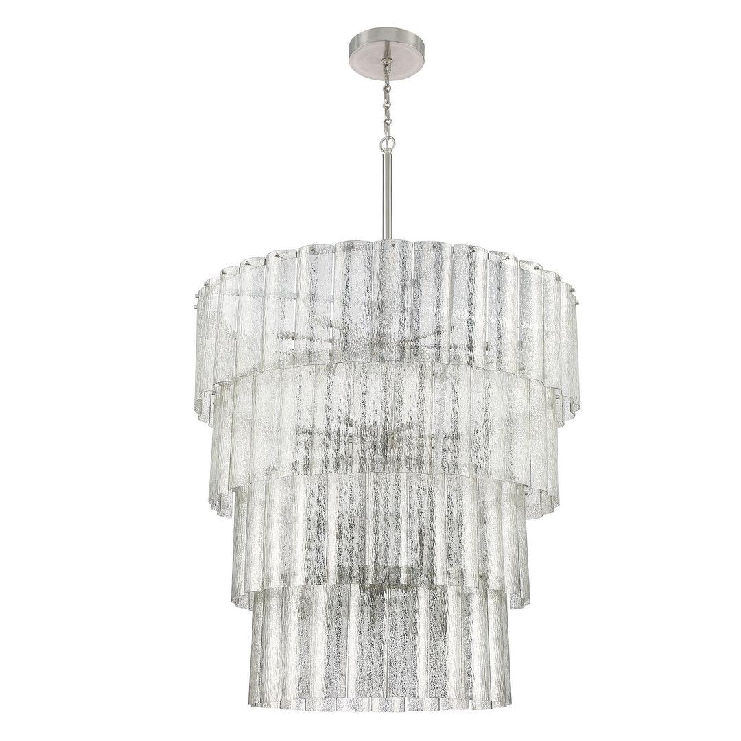 Museo 28 Light Chandelier in Brushed Polished Nickel CRAFTMADE