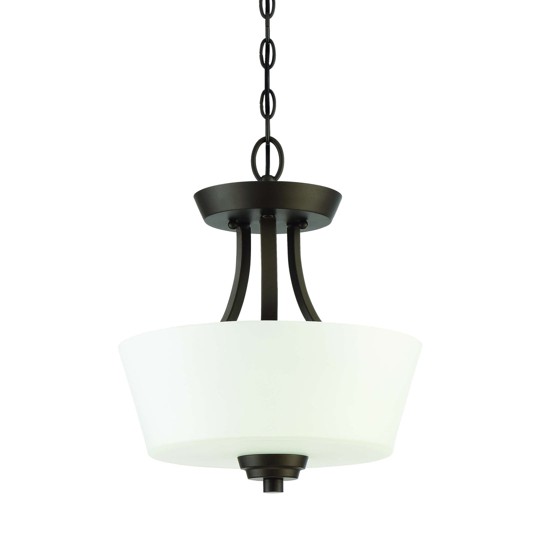 Grace 2 Light Convertible Semi Flush in Espresso CRAFTMADE