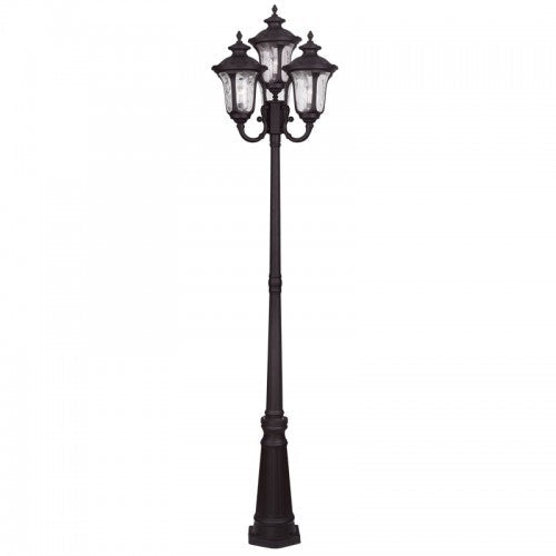 4 Light Bronze Outdoor Post Light Livex