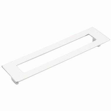 8 1/2 Inch (7 1/2 Inch c-c) Finestrino Rectangle Pull (Matte Chrome Finish) SCHAUB