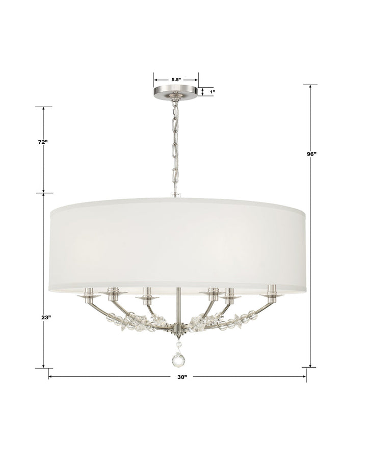 Crystorama Crystorama Mitchell 1 Light Aged Brass Task Sconce