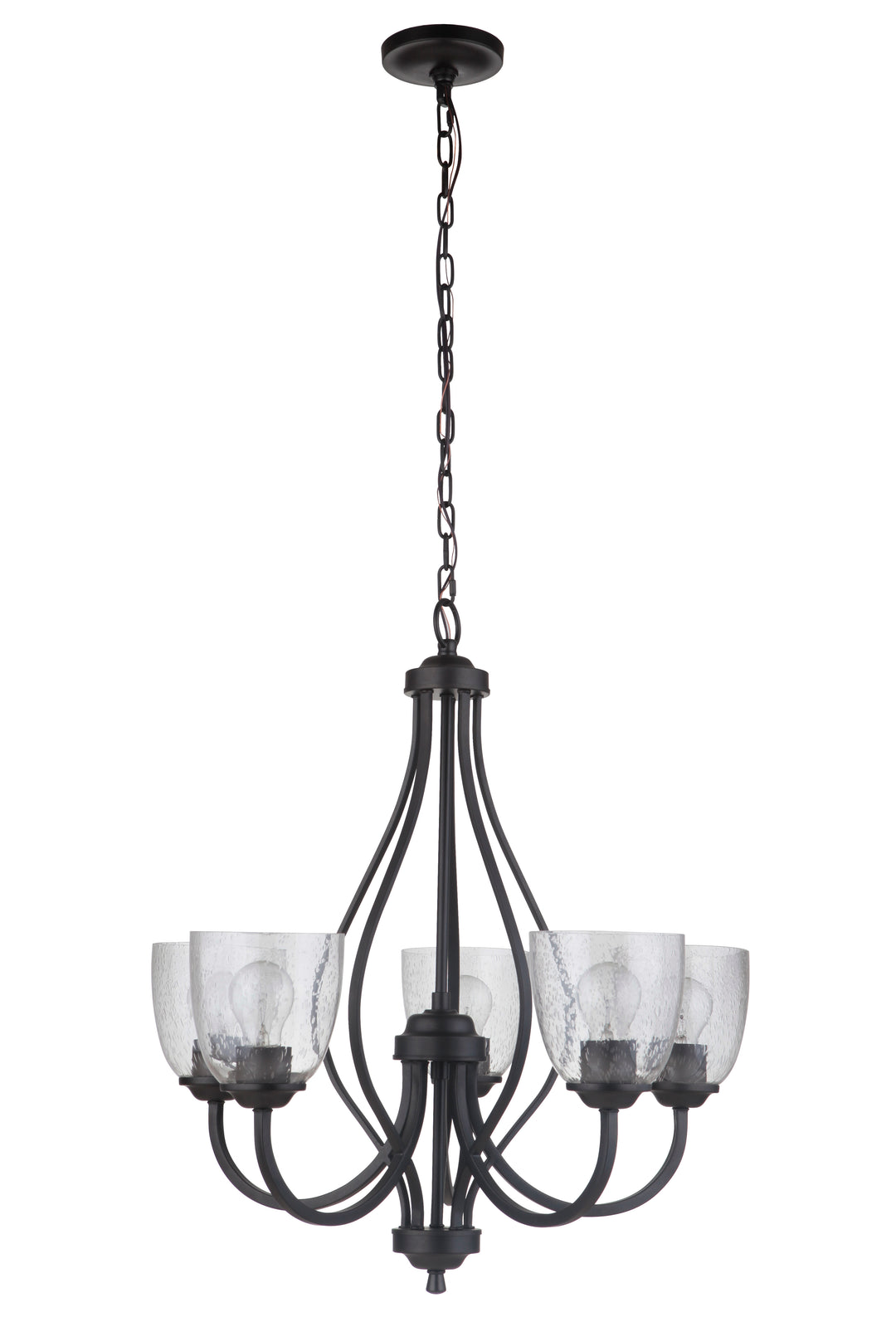 Serene 5 Light Chandelier in Espresso CRAFTMADE