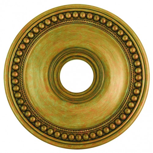 Antique Gold Leaf Ceiling Medallion Livex