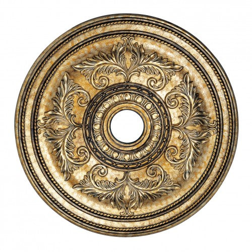 Vintage Gold Leaf Ceiling Medallion Livex