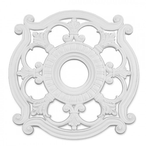 White Ceiling Medallion Livex