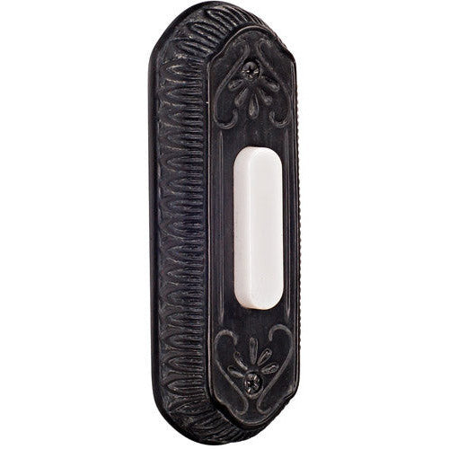 Surface Mount Designer LED Lighted Push Button in Weathered Black CRAFTMADE