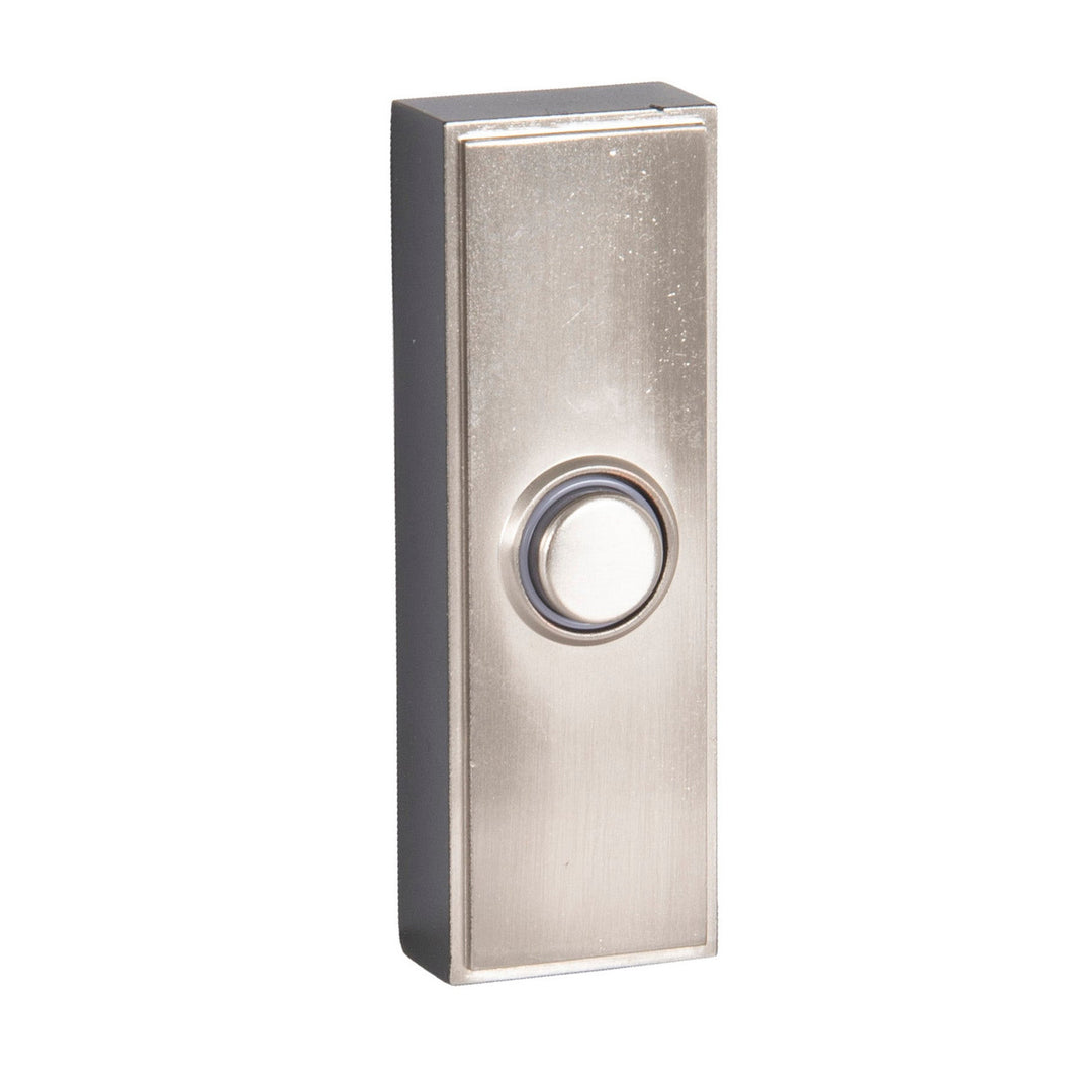 Surface Mount LED Lighted Push Button in Brushed Polished Nickel CRAFTMADE