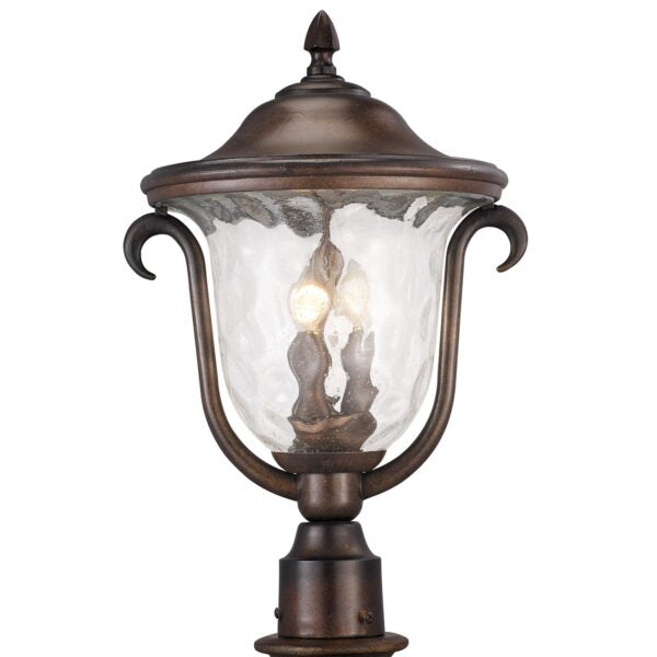 Santa Barbara Outdoor 3 Light Medium Post Mount Lantern Kalco