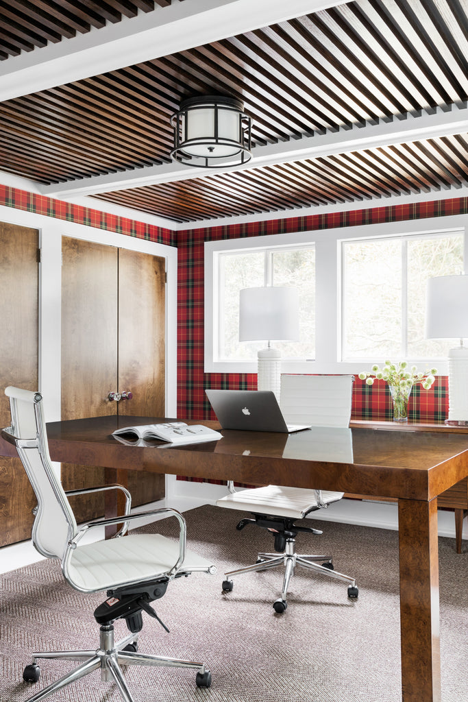 Brian Patrick Flynn Hulton 2 Light Matte Black Flush Mount Crystorama