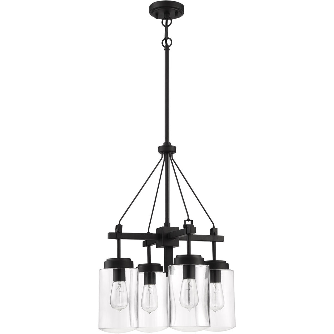 Crosspoint 4 Light Outdoor Chandelier Espresso CRAFTMADE