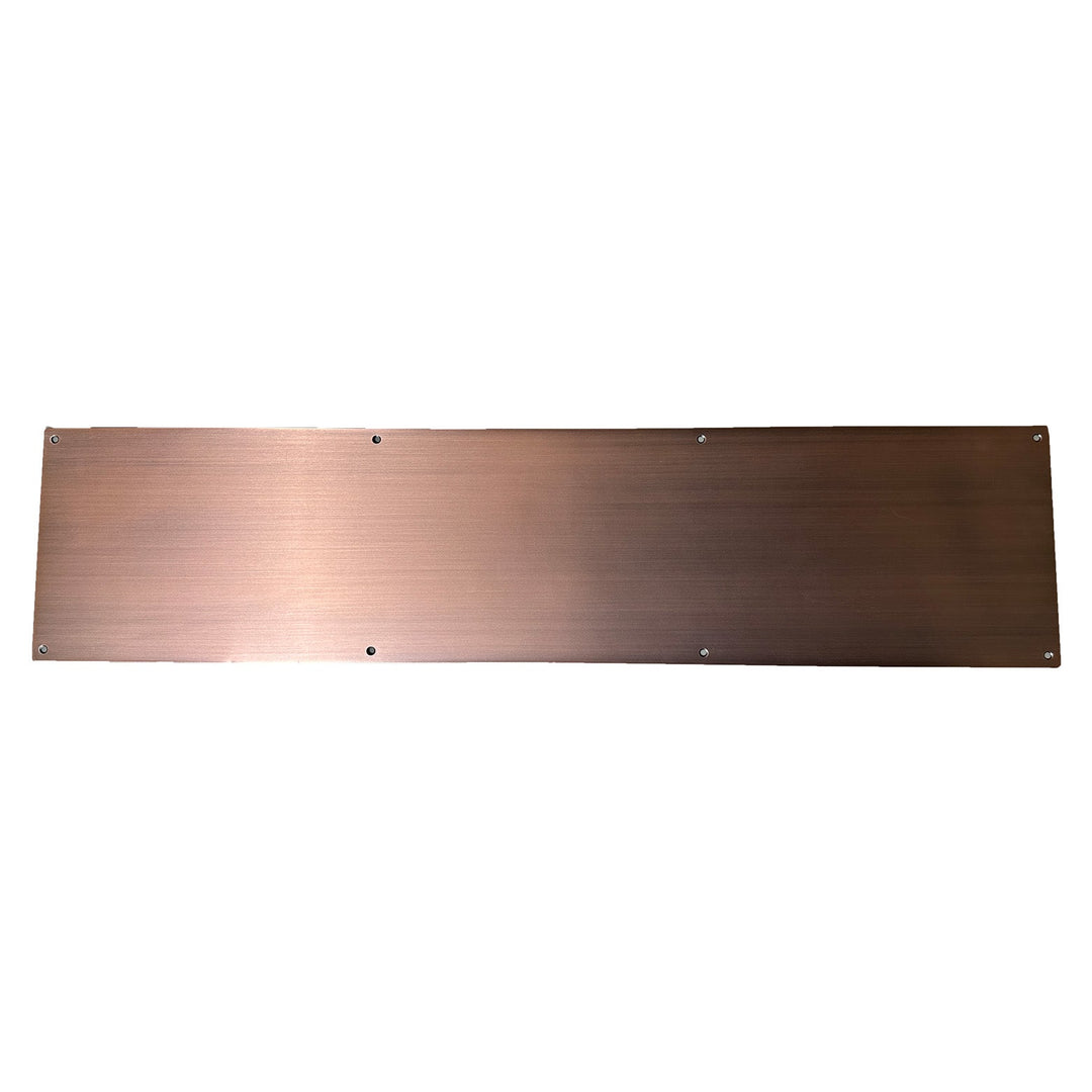 6 Inch x 34 Inch Stainless Steel Kick Plate (Antique Copper Finish) COPPER MOUNTAIN HARDWARE