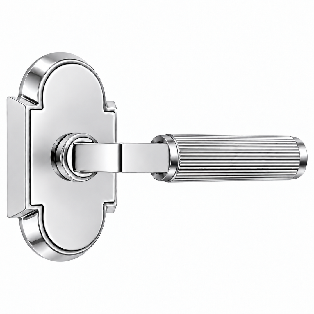 Magnifique® Arched Door Set with Modern Reed Lever (Several Finishes Available)
