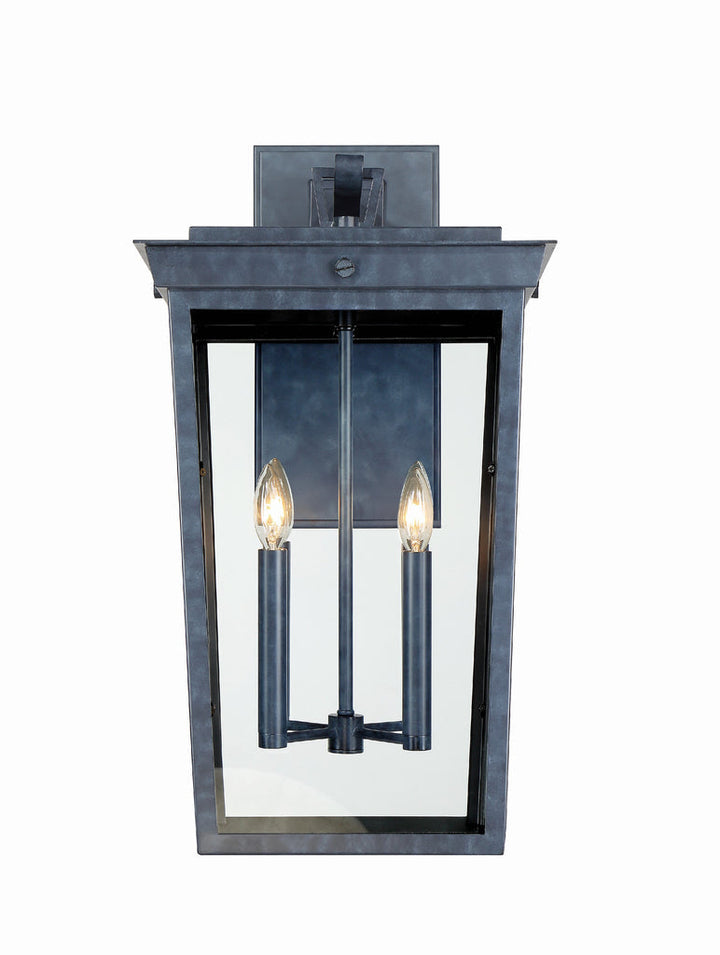 Belmont 4 Light Graphite Outdoor Sconce Crystorama