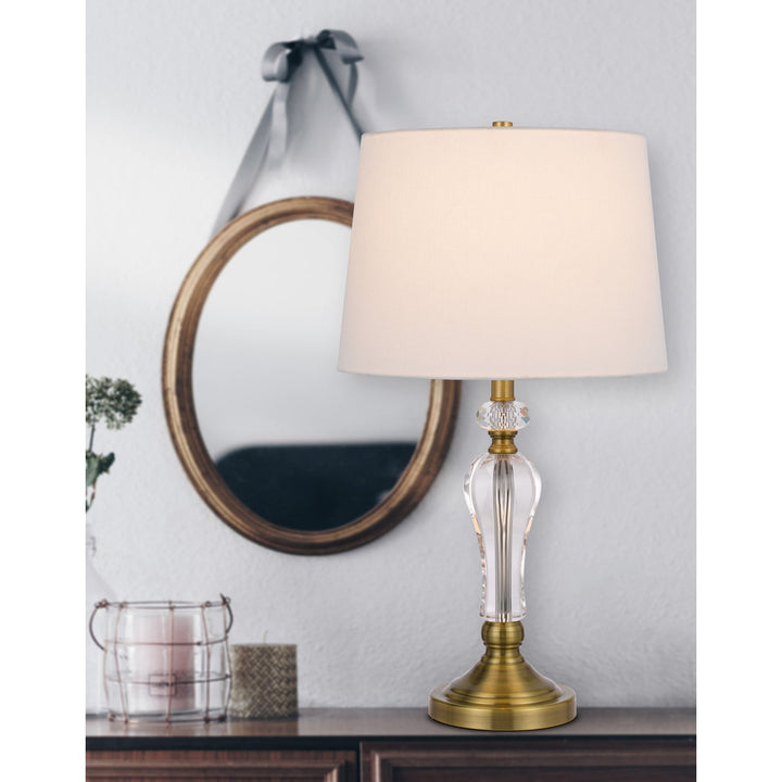 100W EASTHAM CRYSTAL TABLE LAMP - SOLD AND PRICED AS A PAIR Cal Lighting
