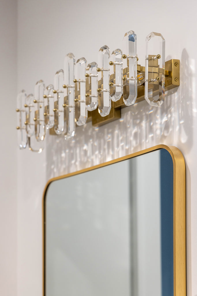 Crystorama Crystorama Bolton 3 Light Aged Brass Bathroom Vanity