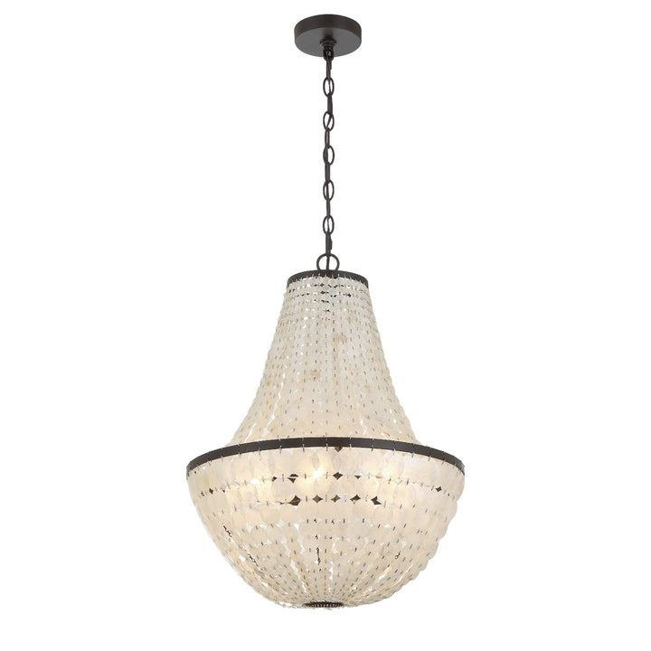 Crystorama Crystorama Brielle 6 Light Dark Bronze Chandelier