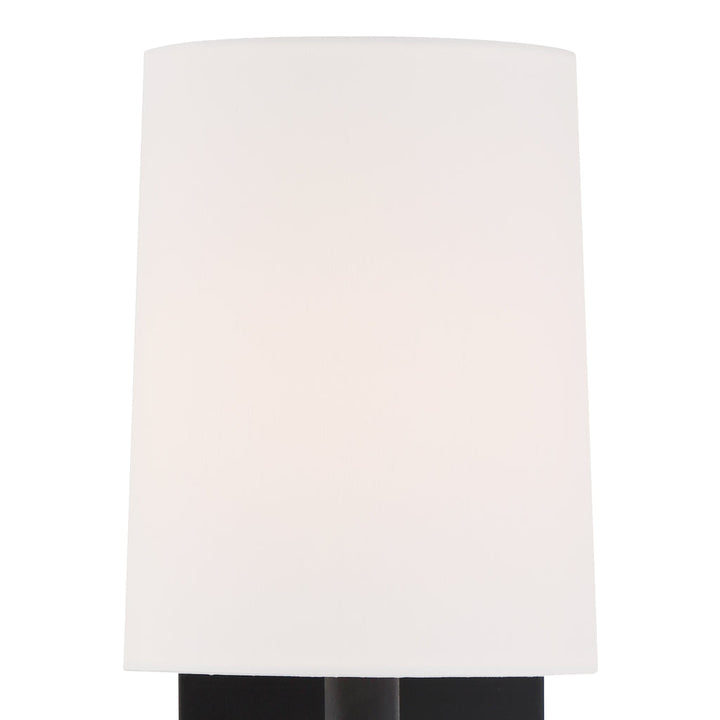 Crystorama Crystorama Bromley 1 Light Black Forged Sconce