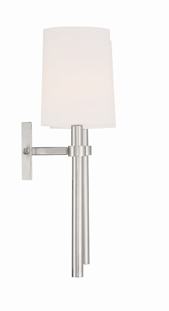 Crystorama Crystorama Bromley 2 Light Polished Nickel Sconce