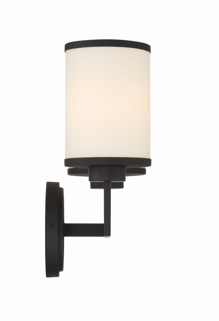 Crystorama Crystorama Bryant 2 Light Black Forged Sconce