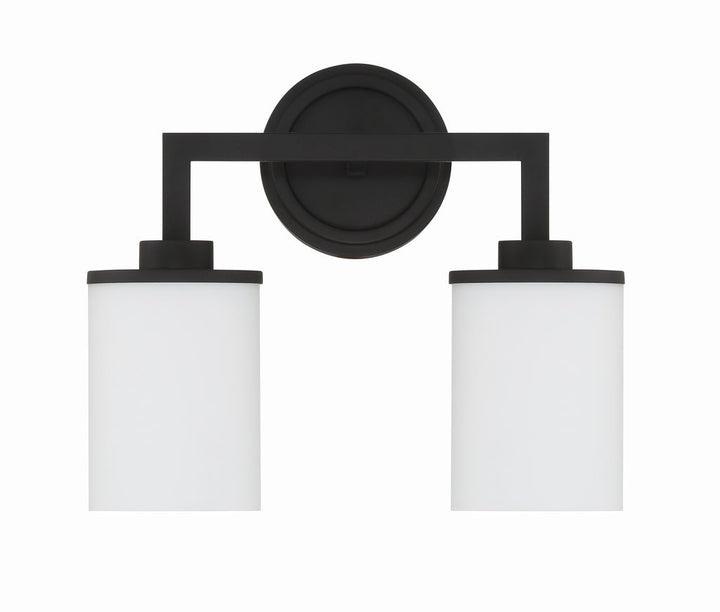Crystorama Crystorama Bryant 2 Light Black Forged Sconce