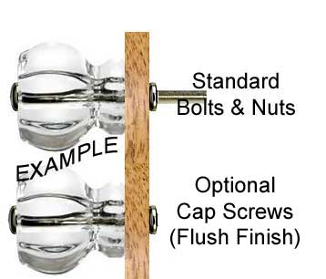 COPPER MOUNTAIN HARDWARE Authentic Depression Glass Cabinet or Furniture Knobs - Several Colors
