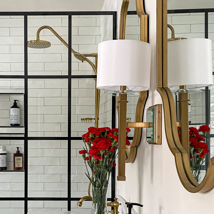 Crystorama Crystorama Clifton 1 Light Aged Brass Sconce