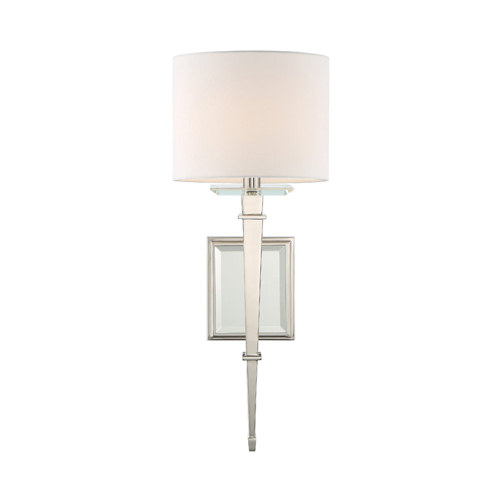 Crystorama Crystorama Clifton 1 Light Aged Brass Sconce
