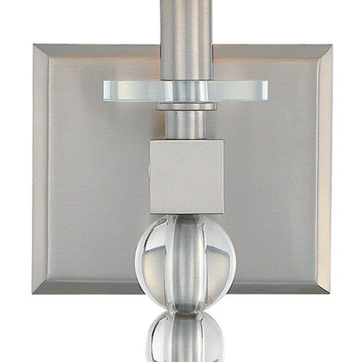 Crystorama Crystorama Clover 1 Light Aged Brass Sconce