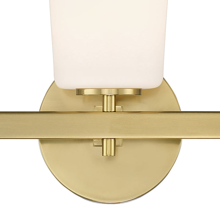 Crystorama Crystorama Colton 3 Light Aged Brass Bathroom Vanity