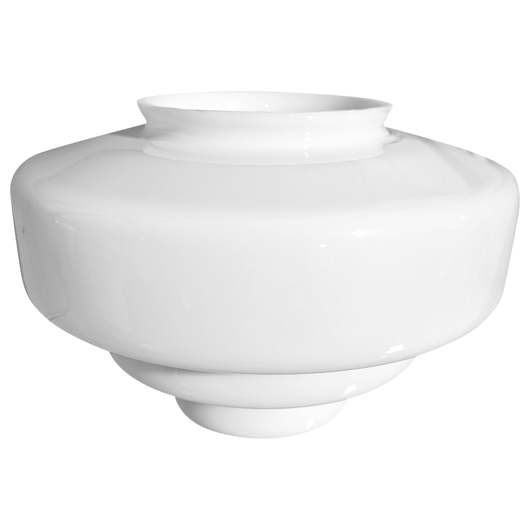 15 1/2 Inch Manhattan Skyscraper Nouveau Style Semi-Flush Mount Light (Satin Nickel Finish) COPPER MOUNTAIN HARDWARE