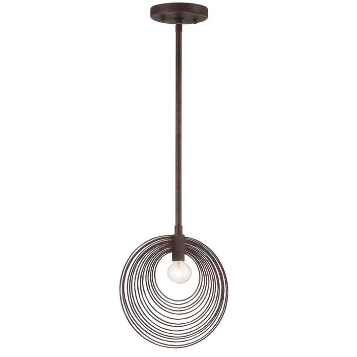 Crystorama Crystorama Doral 1 Light Forged Bronze Mini Pendant