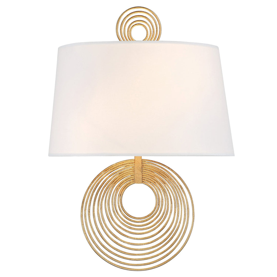 Crystorama Crystorama Doral 2 Light Renaissance Gold Sconce