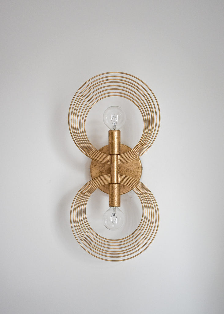 Crystorama Crystorama Doral 2 Light Renaissance Gold Sconce