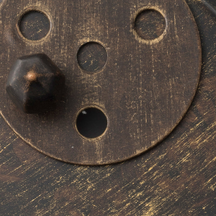 Solaris 6 Light English Bronze Sphere Outdoor Pendant Crystorama