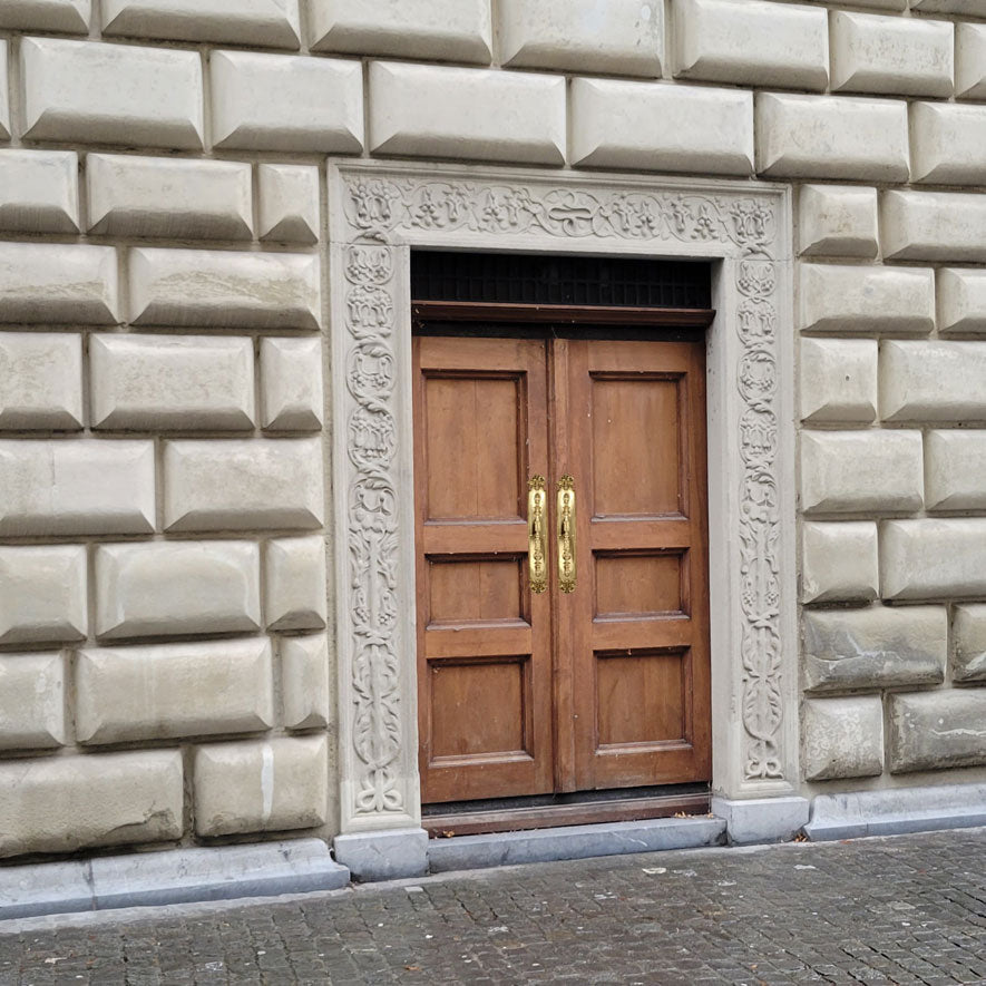 COPPER MOUNTAIN HARDWARE 18" Brass Traditional Fleur-De-Lis Door Pull & Plate Several Finishes