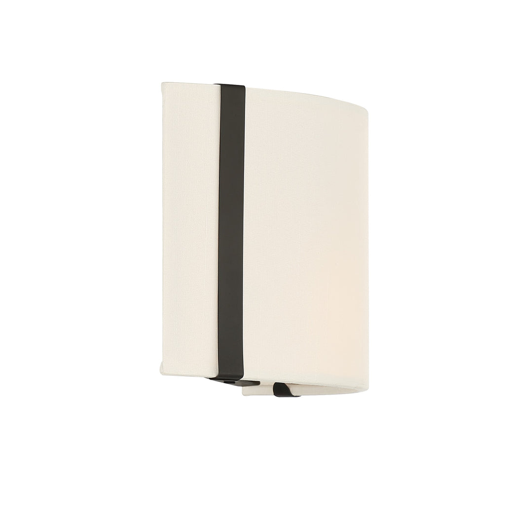 Crystorama Crystorama Fulton 2 Light Black Sconce