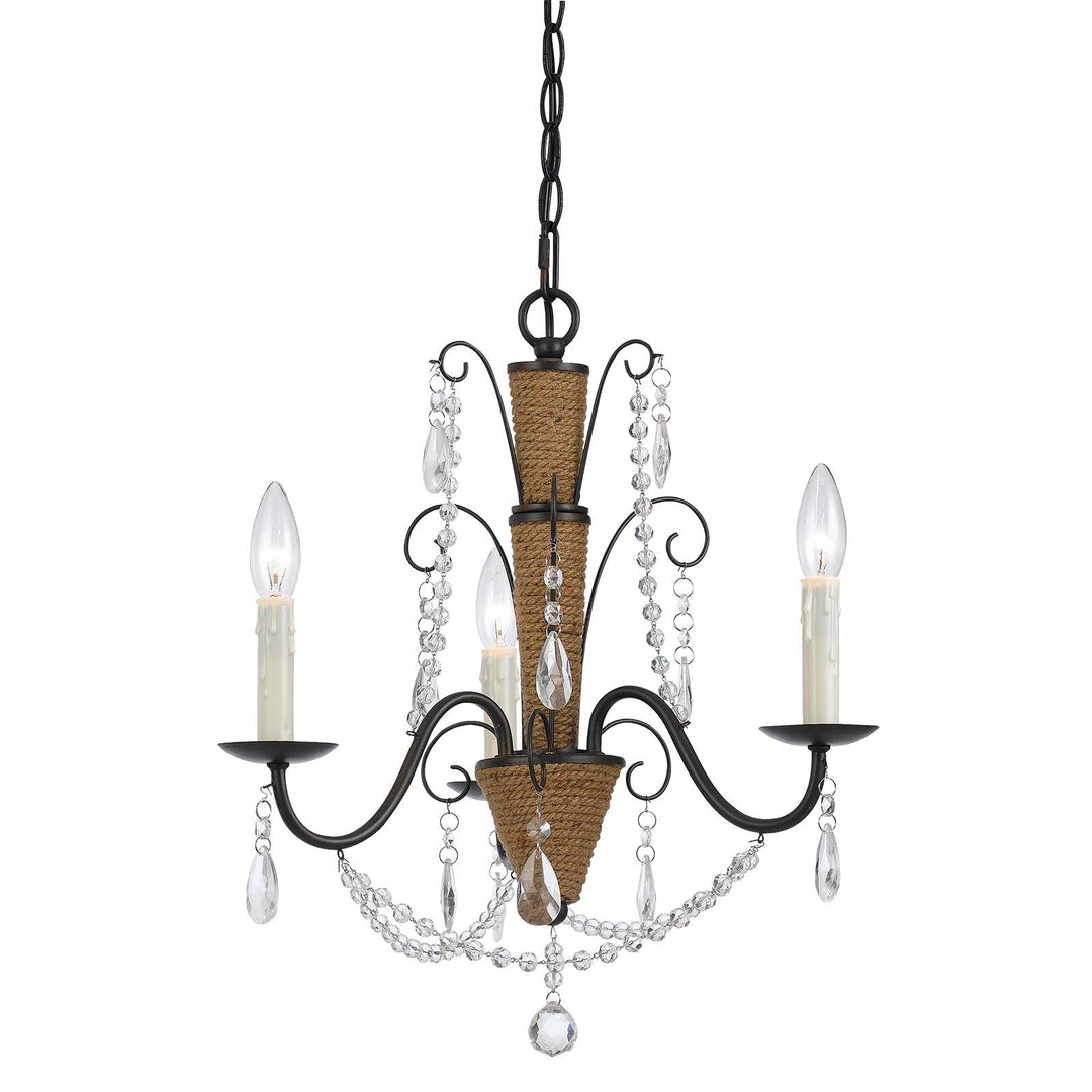 60W X 3 ANTIGO CHANDELIER Cal Lighting