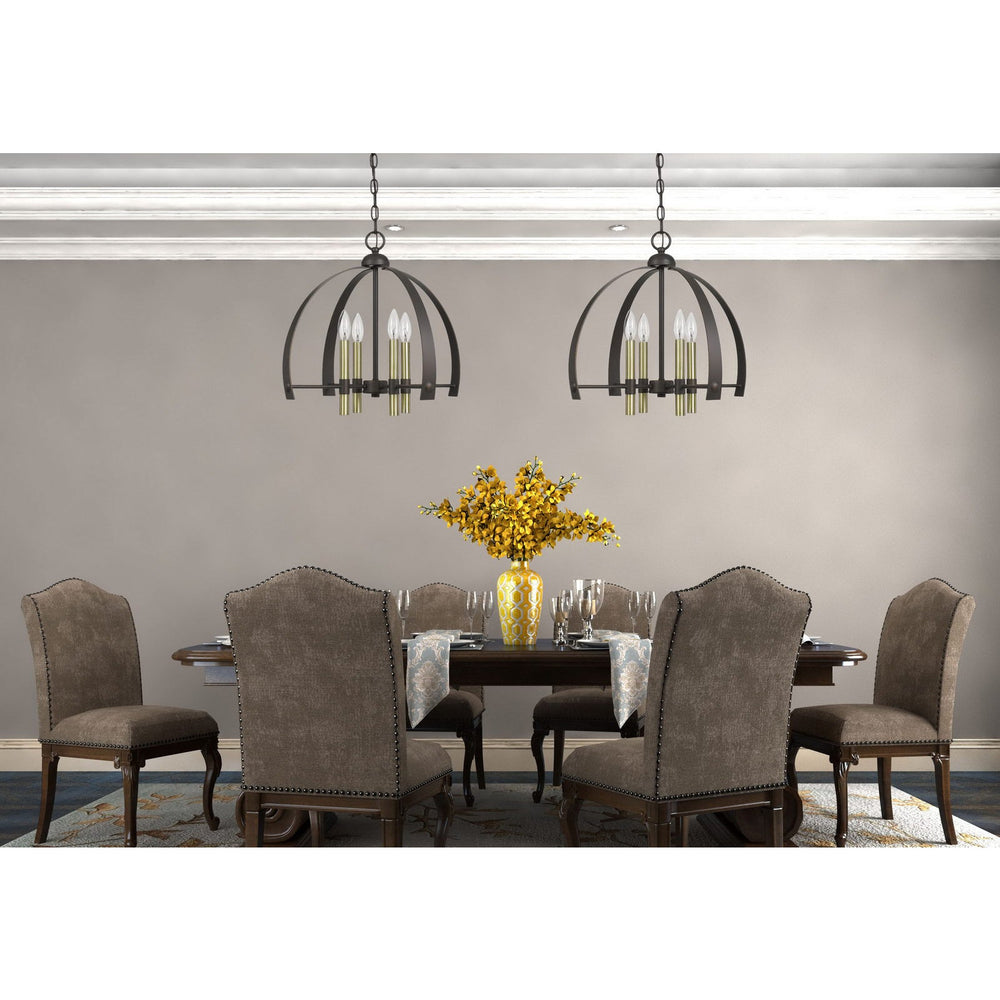 UTICA METAL CHANDELIER Cal Lighting