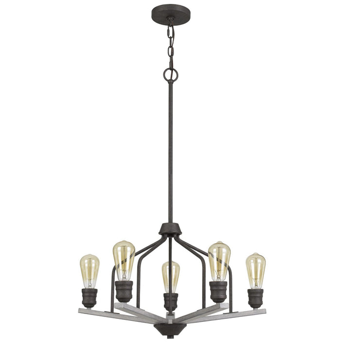 CORNING METAL CHANDELIER (EDISON BULBS NOT INCLUDED) Cal Lighting