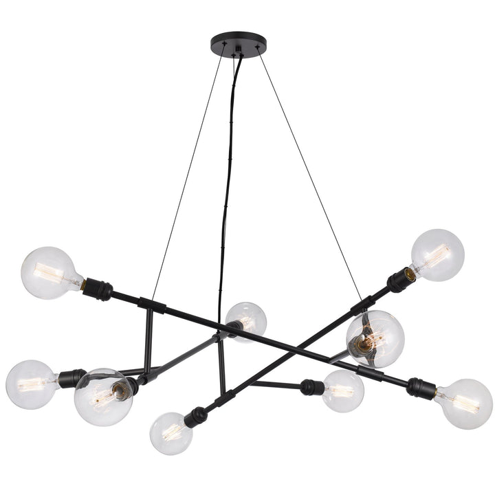 60W X 9 MASSENA METAL CHANDELIER Cal Lighting