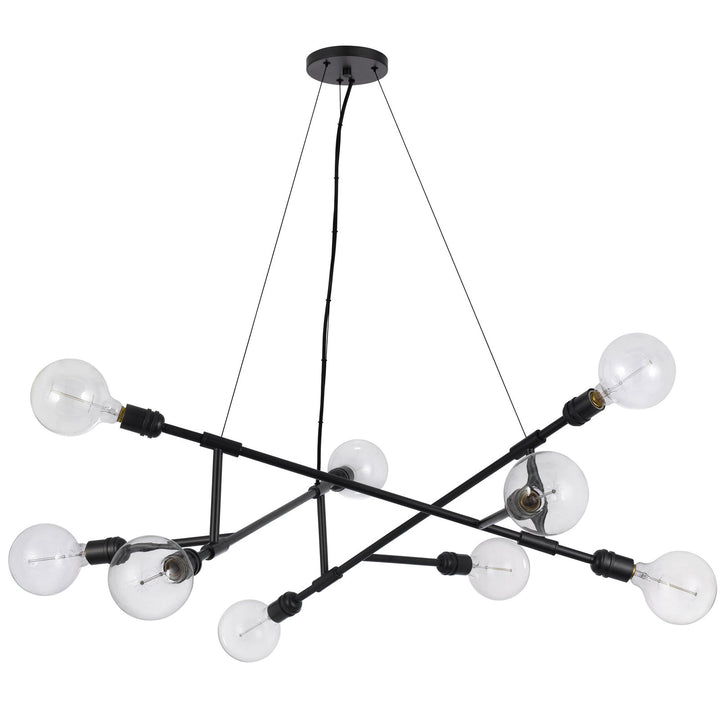 60W X 9 MASSENA METAL CHANDELIER Cal Lighting