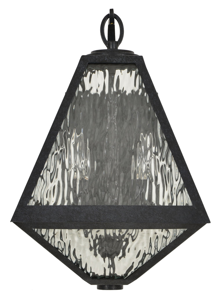 Brian Patrick Flynn Glacier 2 Light Black Charcoal Outdoor Sconce Crystorama