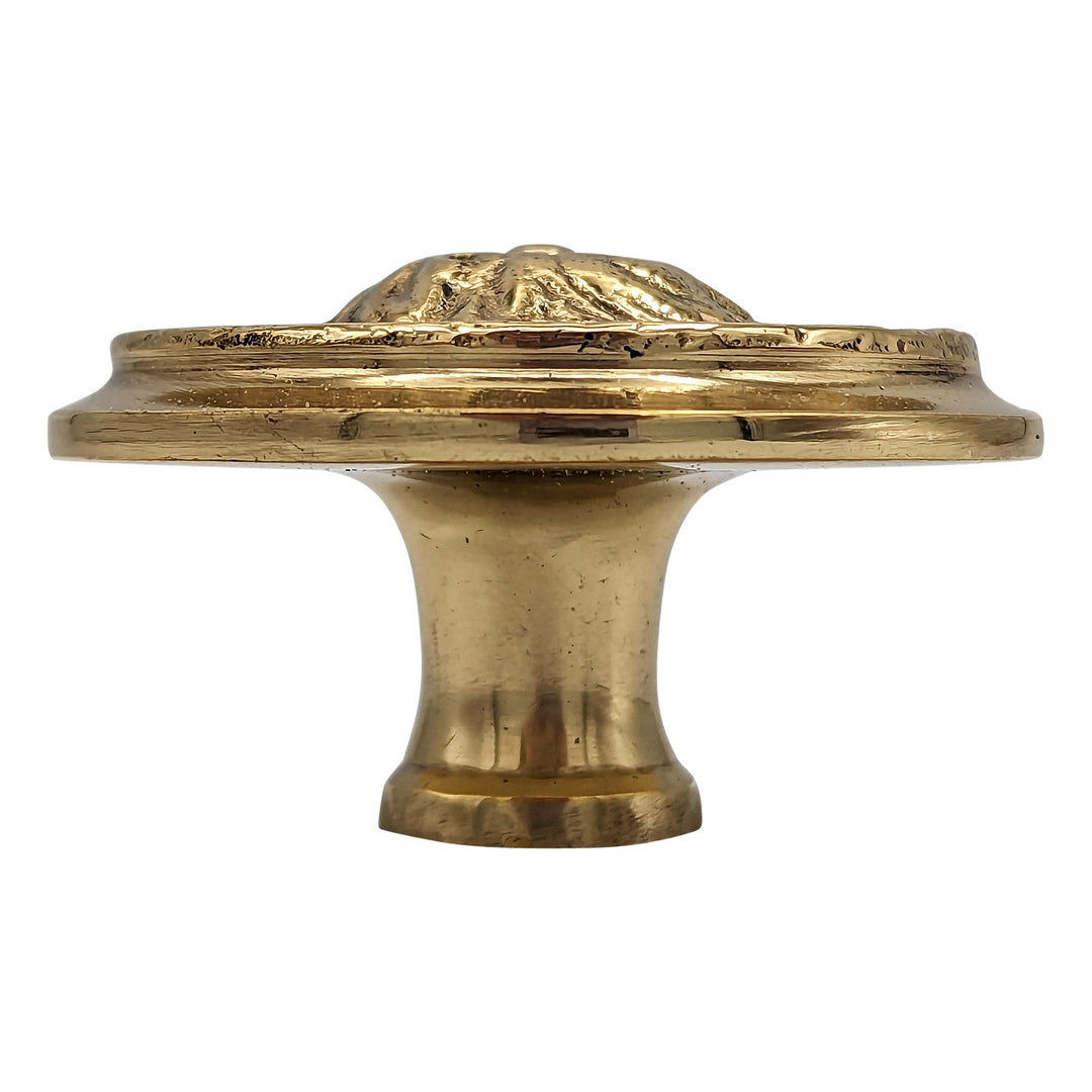 2 Inch Solid Brass Beaded Victorian Cabinet & Furniture Knob COPPER MOUNTAIN HARDWARE