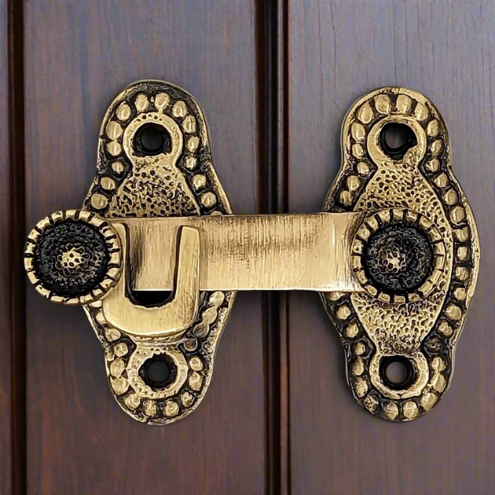 3 Inch Solid Brass Victorian Cabinet Latch (Several Finishes Available) COPPER MOUNTAIN HARDWARE