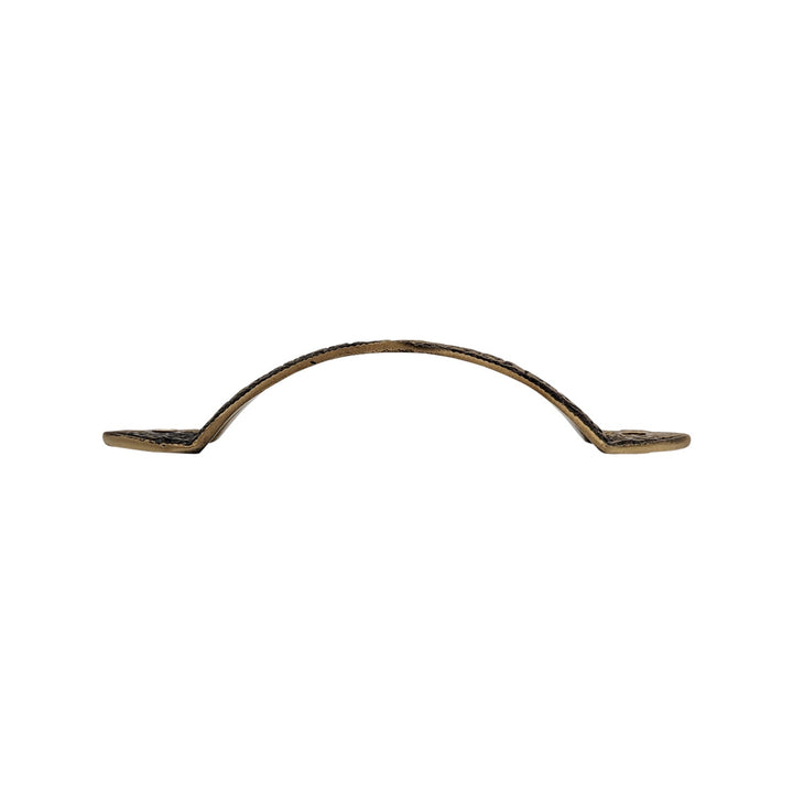 6 Inch (4 3/5 Inch C-C) Floral Style Cabinet or Furniture Pull Handle COPPER MOUNTAIN HARDWARE