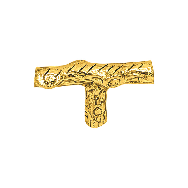 1 7/8 Inch "T" Shape Tree Branch Cabinet and Furniture Knob